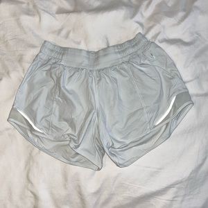 White lululemon shorts